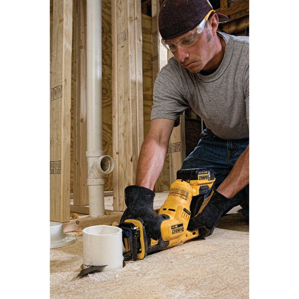 DEWALT Yellow/Black Cordless Lithium-Ion Reciprocating Saw 
