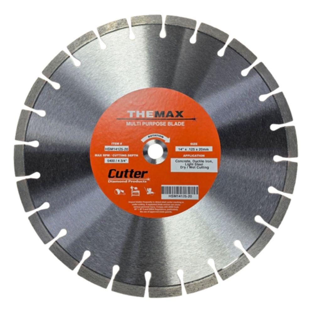 Cutter Diamond Products Concrete, Ductile Iron and Steel Circular Saw 