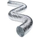 Deflecto Aluminum 8 ft. Silver Uninsulated Flexible Air Duct 