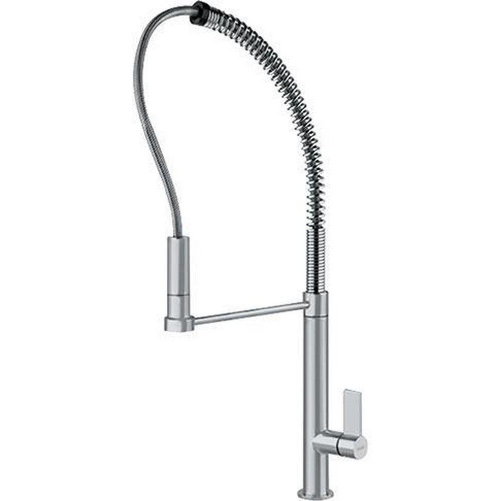 Franke Satin Nickel Single Handle Pull Down Kitchen Faucet 