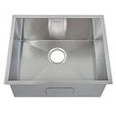 Eclipse Distribution Premium Brushed Satin Single Bowl Under-Counter Rectangular Kitchen Sink 