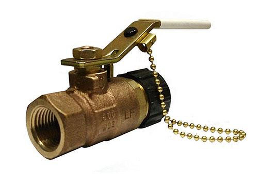 Milwaukee Valve Bronze Bronze Full Port Threaded x GHT 600# Ball Valve 