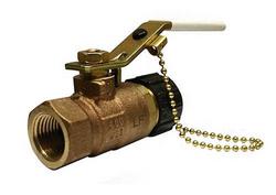 1/2 in. Bronze Full Port Threaded x GHT 600# Ball Valve