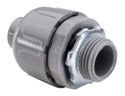 3/4 x 3/4 in. Plastic Straight Liquid Tight Connector