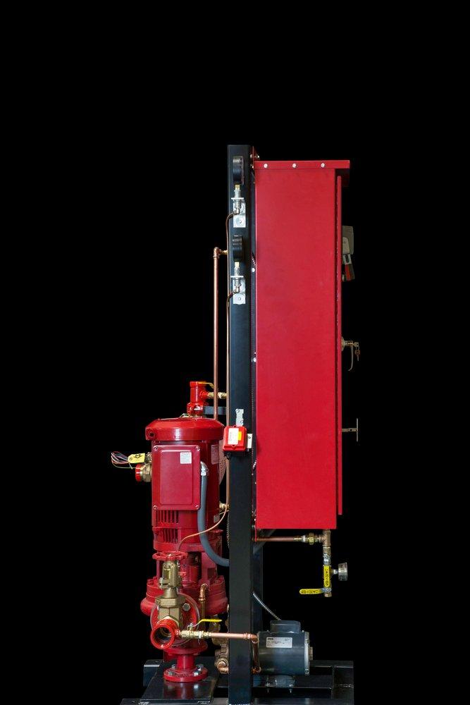 Talco Fire Systems Red 2 x 78 in. FNPT x Grooved Pump 