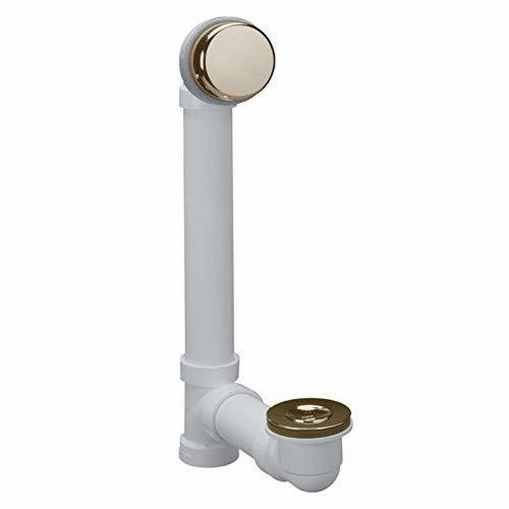 Watco Brushed Nickel 14 in. Plastic Lift & Turn Drain 