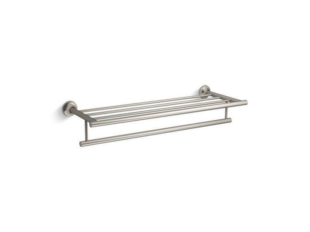 KOHLER Vibrant&reg; Brushed Nickel 24 in. Towel Bar 