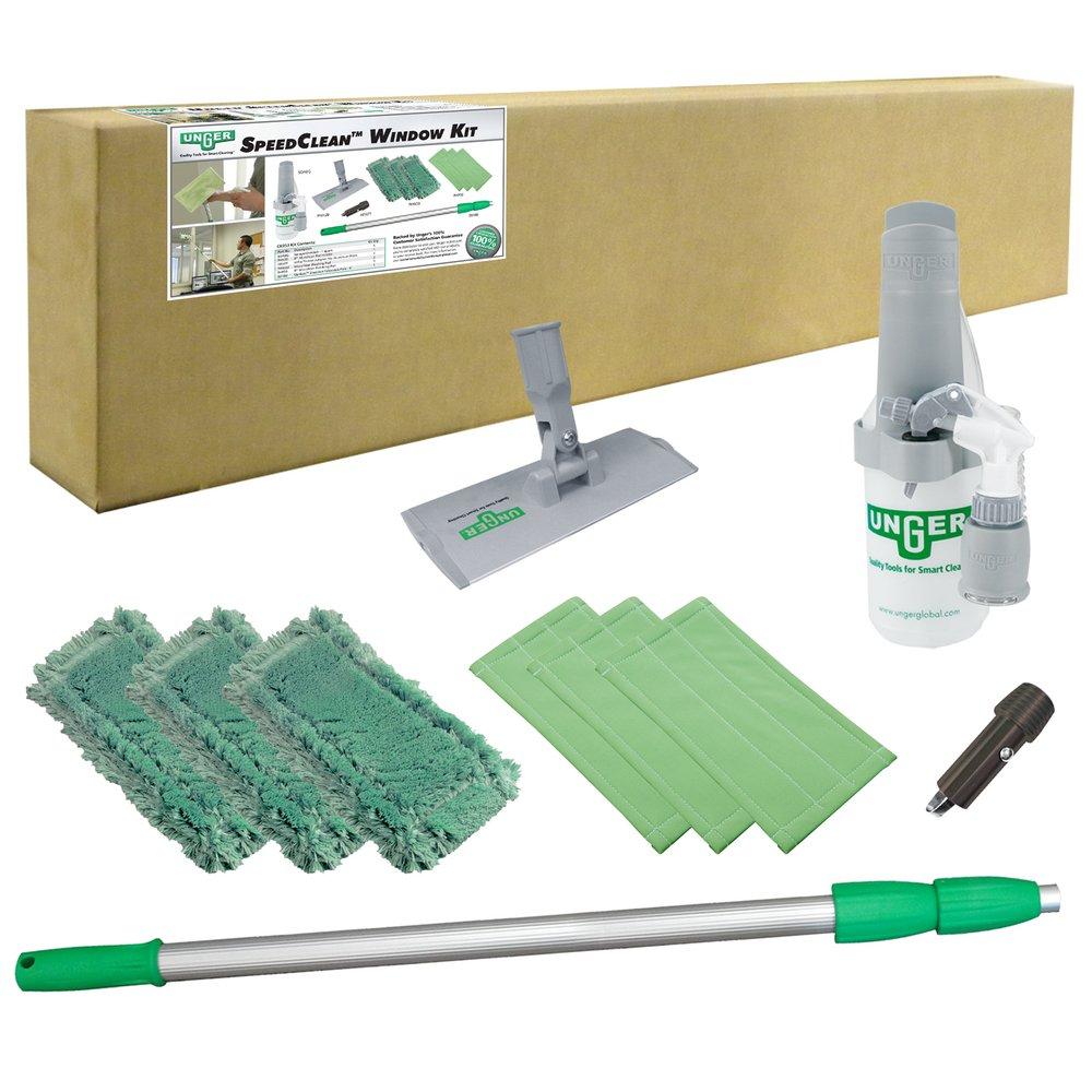 Unger Silver Indoor Window Cleaning Kit 