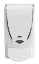 SC Johnson Professional White Plastic Universal Manual Dispenser in White and Polished Chrome 