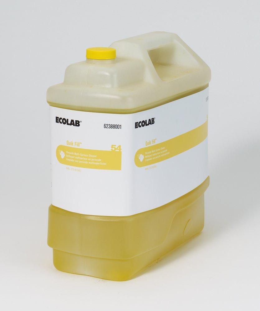 Ecolab Orange Glass and Surface Cleaner (Case of 1) 