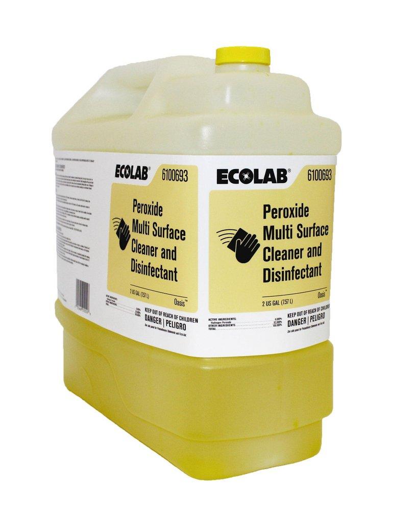 Ecolab Clear Yellow Peroxide Multi-Surface Cleaner (Case of 1) 