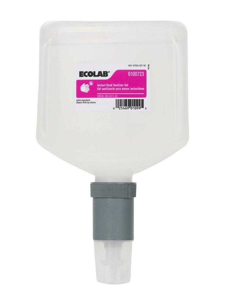 Ecolab Clear Instant Gel Hand Sanitizer (Case of 4) 
