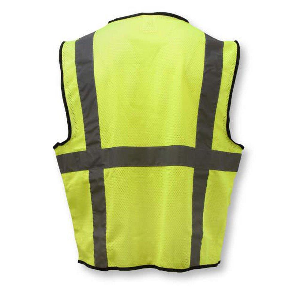 Radians Hi-Viz Green Safety VEST CL2 Green Double Extra Large / XXXLG 