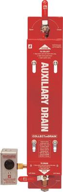 AGF Manufacturing Red 1 in. Threaded Drain with Anti Trip Plated and Water Detector Alarm 