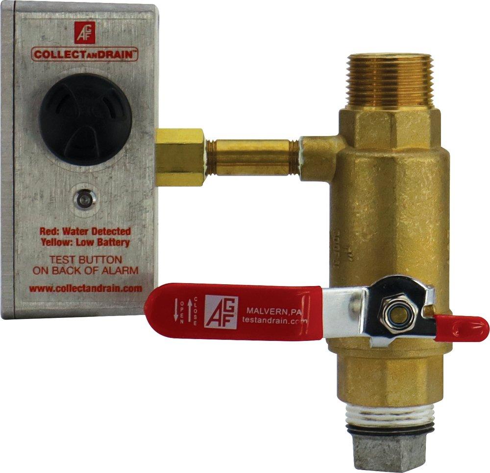 AGF Manufacturing 7 in. MIPT x FIPT Alarm with Ball Valve 
