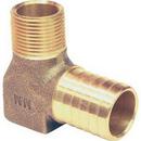 1 in. MPT x Barbed 90 Degree Brass Elbow