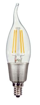 4.5W CA11 Dimmable LED Light Bulb with Candelabra Base