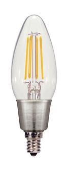 4.5W C11 Dimmable LED Light Bulb with Candelabra Base