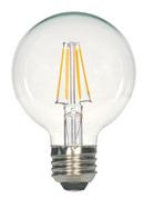 SATCO Warm White G25 Dimmable LED Light Bulb with Medium Base 