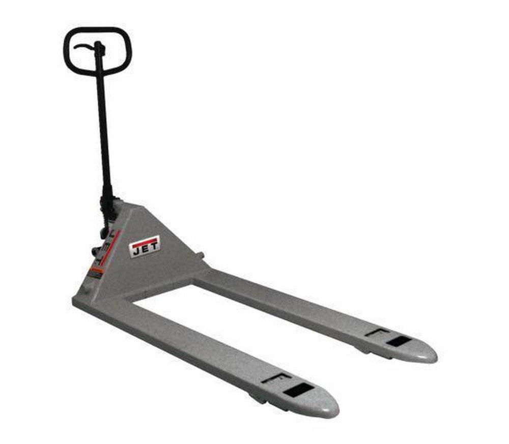 Jet Tools 27 x 48 in. Steel and Chrome Plated Pallet Truck 