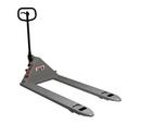 27 x 48 x 63 in. Steel and Chrome Plated Pallet Truck