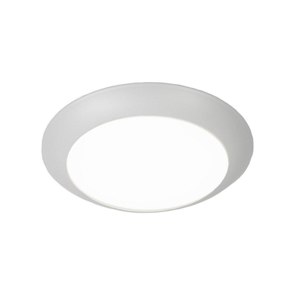 WAC Lighting White 1-Light Flushmount Ceiling Fixture 