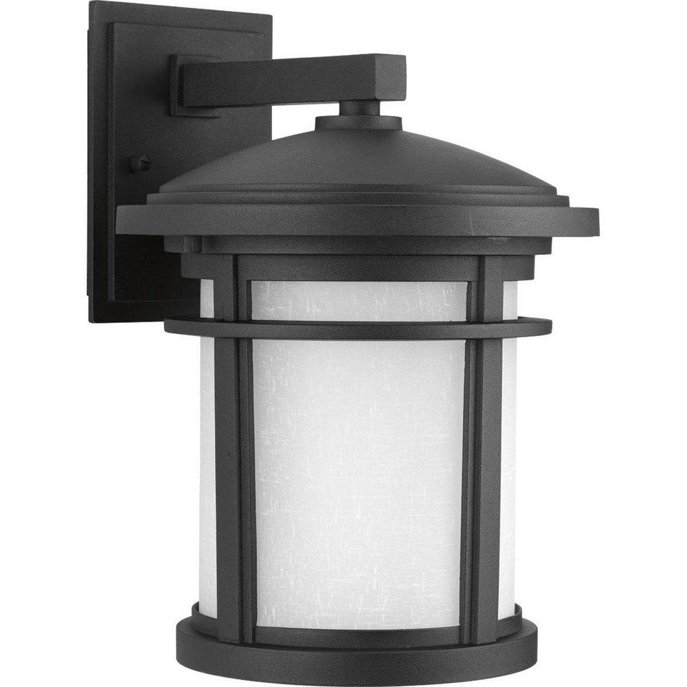 Progress Lighting Black 1-Light 100W Medium Wall Lantern 