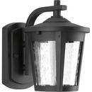9W 1-Light LED Outdoor Wall Sconce in Black