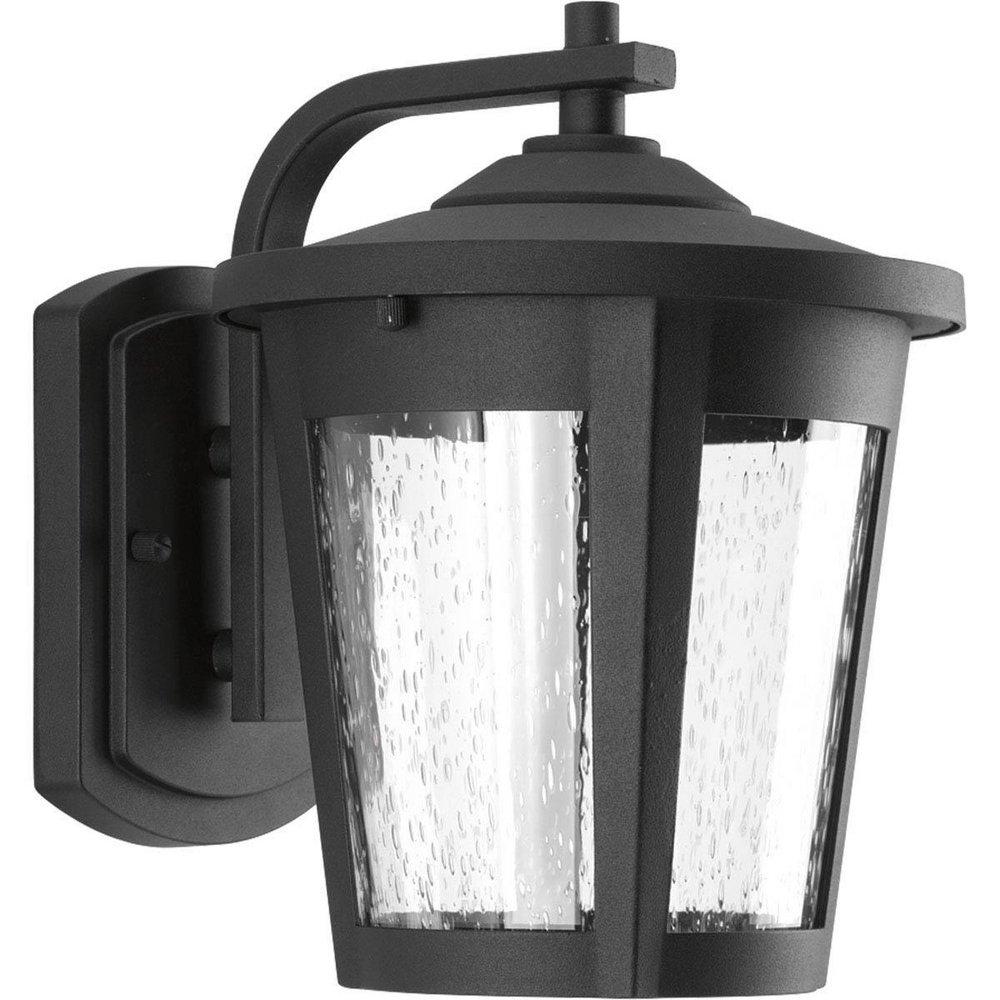 Progress Lighting Black 9-3/4 in. 9W 1-Light Wall Lantern 
