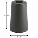 Progress Lighting Black 3-1/4 in. Small Dark Sky Shield 