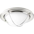 Progress Lighting Brushed Nickel 11 in. 17W 120V 3000 Kelvin 1211 Lumens LED Flush Mount Ceiling Fixture 