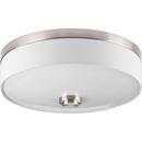 Progress Lighting Brushed Nickel 17W 1-Light LED Flushmount Ceiling Fixture 