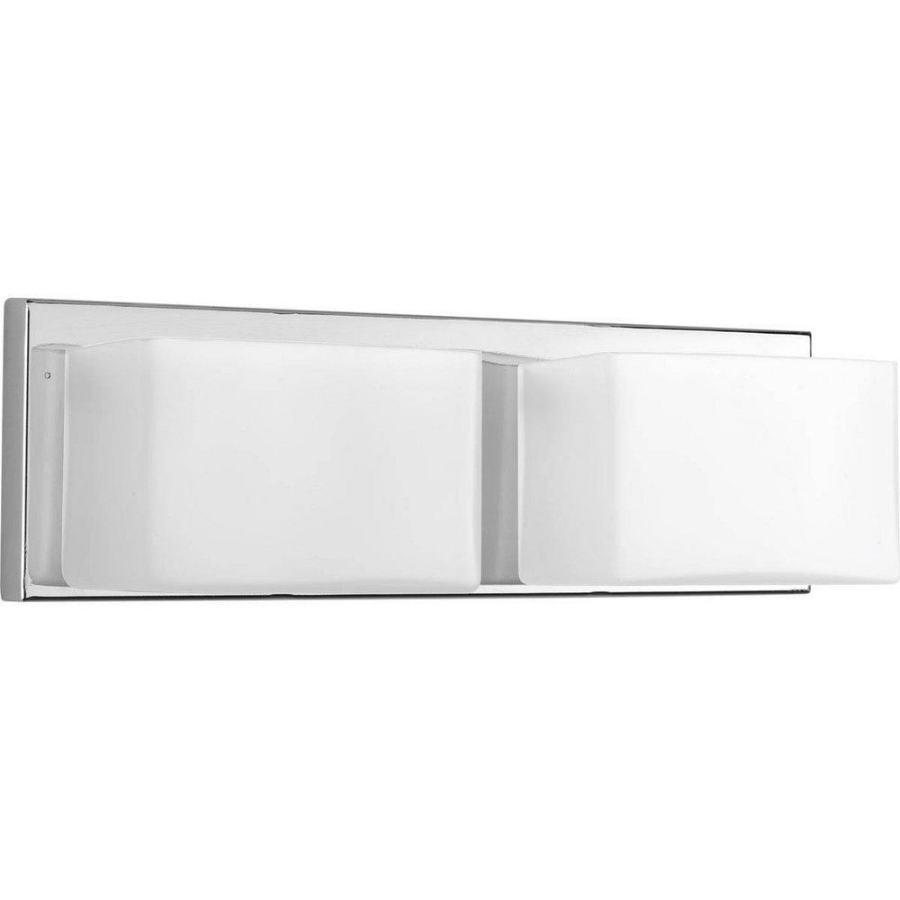 Progress Lighting Polished Chrome 9W 2-Light LED Bath Light 