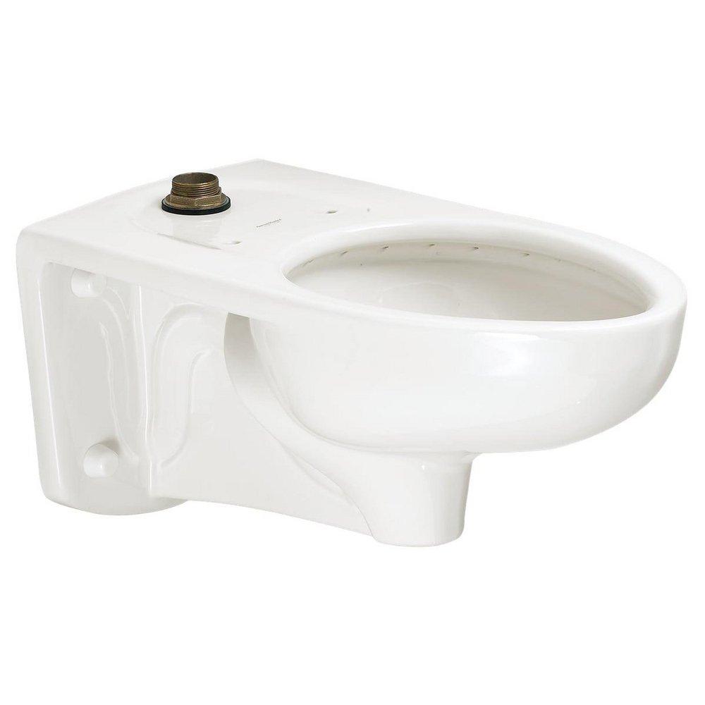 American Standard White Elongated Toilet Bowl 