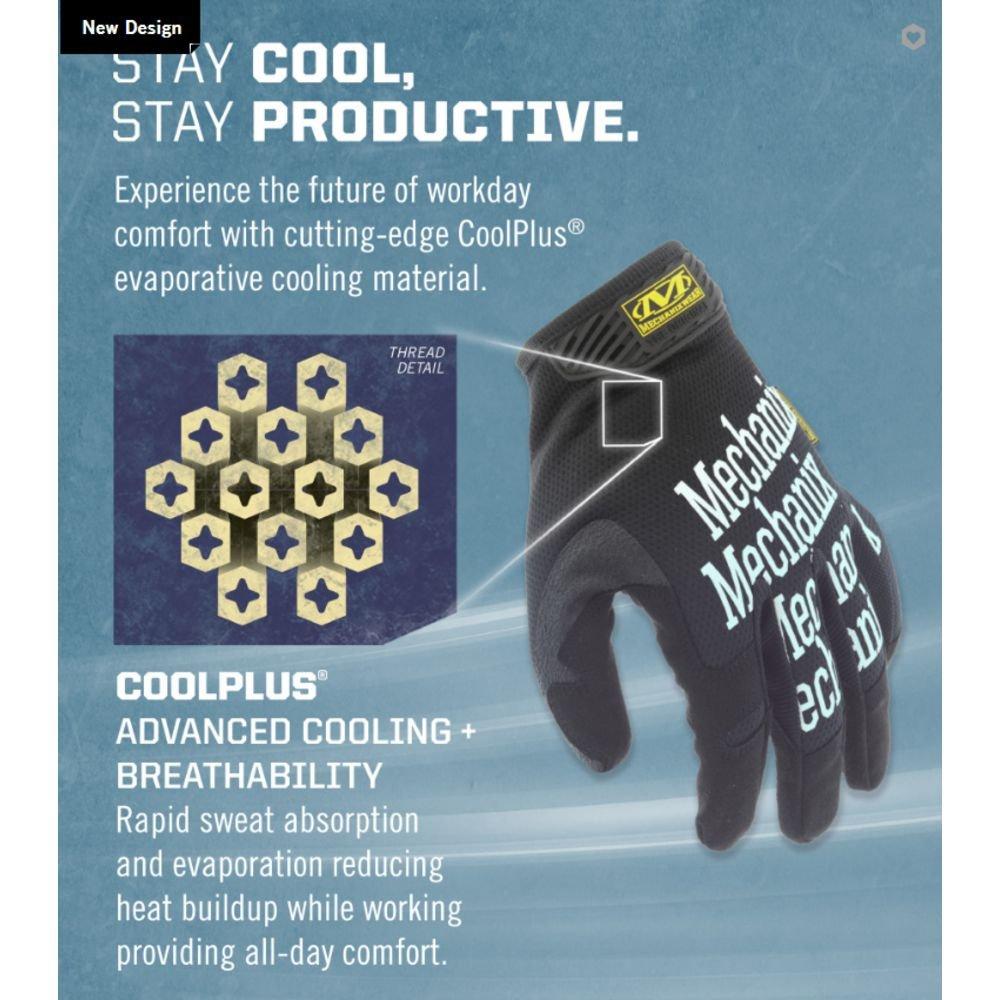 Mechanix Wear Black Rubber Glove in Black 