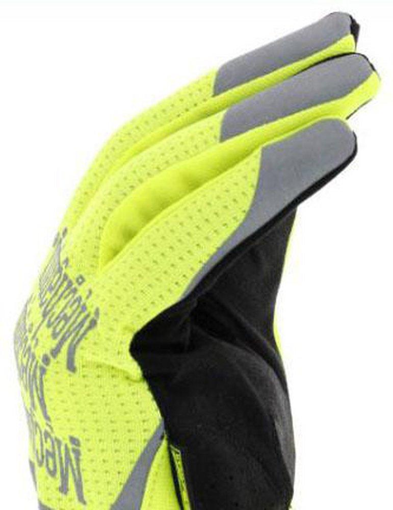 Mechanix Wear Black TrekDry&reg; Safety Reusable Glove in Hi-Viz Yellow and Black 
