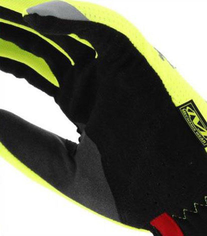 Mechanix Wear Black TrekDry&reg; Safety Reusable Glove in Hi-Viz Yellow and Black 