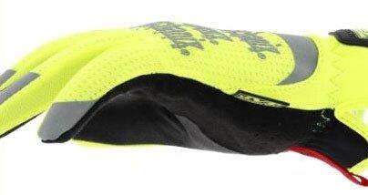 Mechanix Wear Black TrekDry&reg; Safety Reusable Glove in Hi-Viz Yellow and Black 