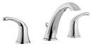 Symmons Industries Polished Chrome Two Handle Widespread Bathroom Sink Faucet