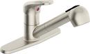 Symmons Industries Stainless Steel Single Lever Handle Deck Mount Service Faucet 