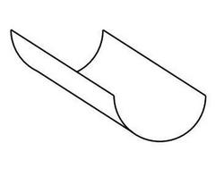 6 in. Electrogalvanized Carbon Steel 12 ga Insulation Shield