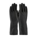 Size L Latex Disposable Gloves in Black
