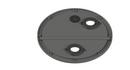 TOPP Black 18 in. Structural Foam Simplex Basin Cover 