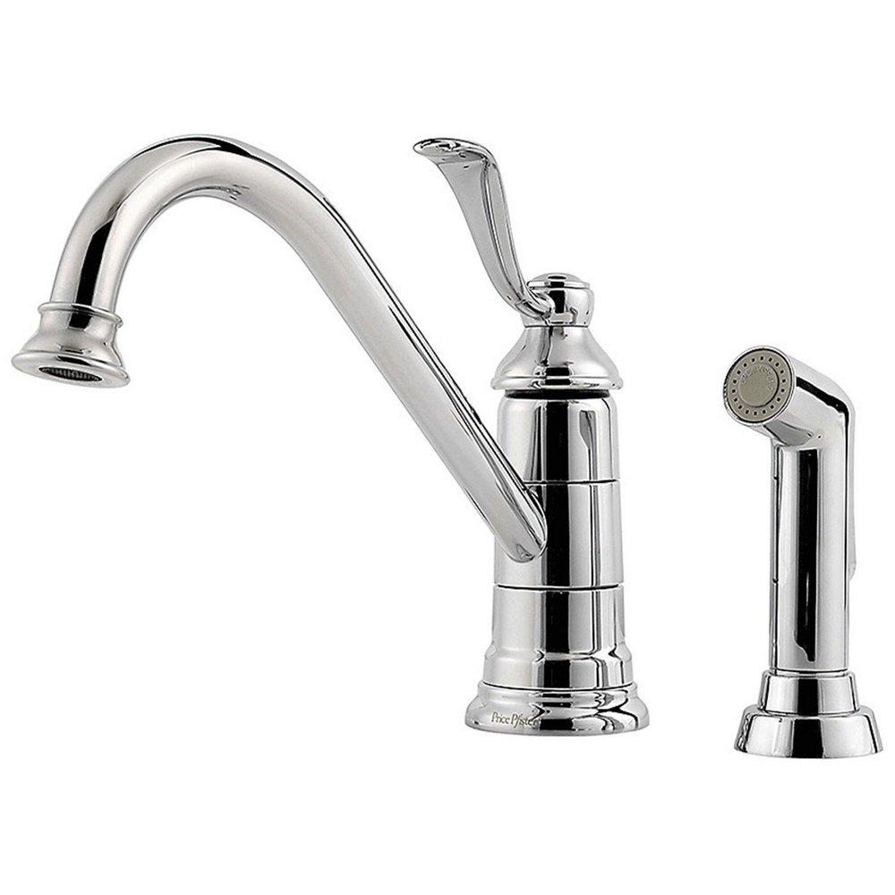 Pfister Polished Chrome Single Handle Kitchen Faucet 