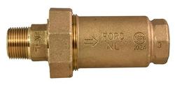 3/4 in Brass MPT x FPT Dual Check Valve