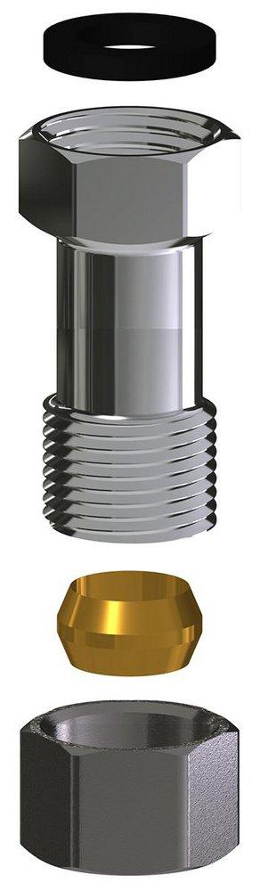Chicago Faucets Polished Chrome Check Valve 