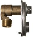 PRIER Products Satin Nickel Plated Satin Nickel MPT x FPT Wall Hydrant 
