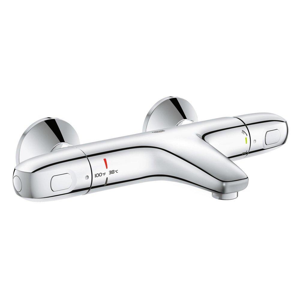 GROHE StarLight&reg; Chrome Two Handle Roman Tub Faucet 