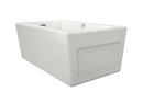 66 x 36 in. Acrylic Rectangle Freestanding Air Bathtub with Center Drain and J2 Basic Control in Oyster