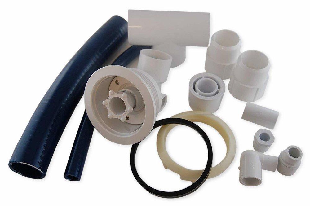 JACUZZI&reg; White Jet Assembly Kit 